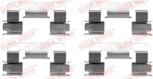 Accessory Kit, disc brake pad